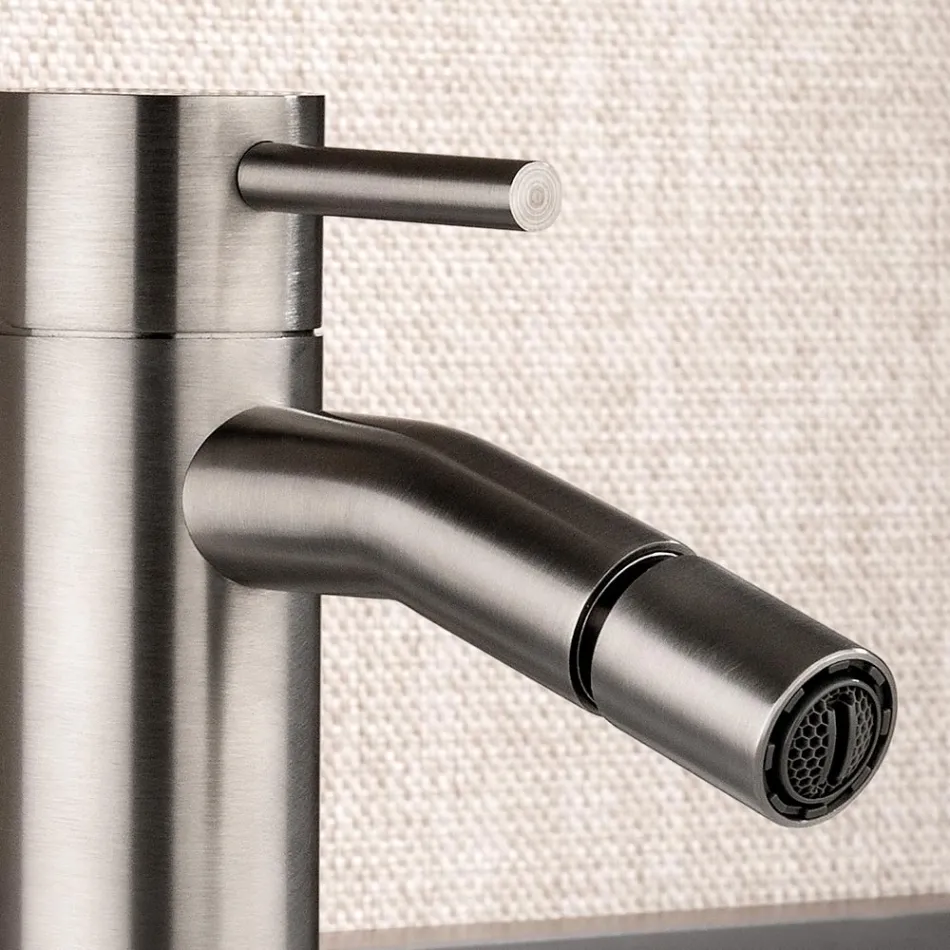 Bidet Mixer Without Drain in AISI 316L Steel - Artigli Viadurini