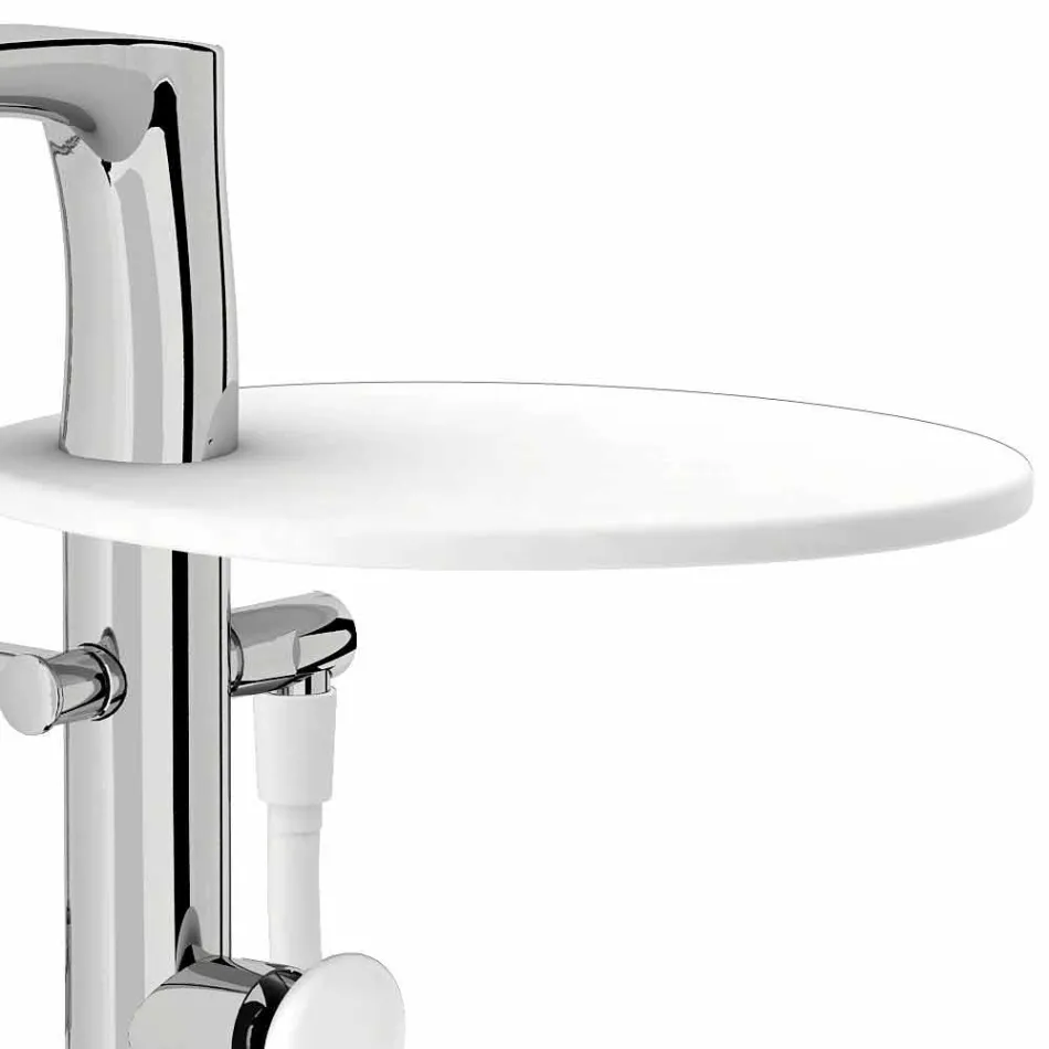 Modern Floor Deck Bath Mixer Made in Italy - Palimio Viadurini