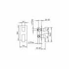 Made in Italy Design 3-Way Shower Mixer - Bibo Viadurini