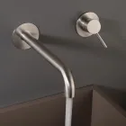 Built-in Sink Mixer Tap in Stainless Steel AISI 316L - Artigli Viadurini