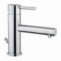 Modern Chrome Brass Bathroom Sink Mixer Made in Italy - Ermia