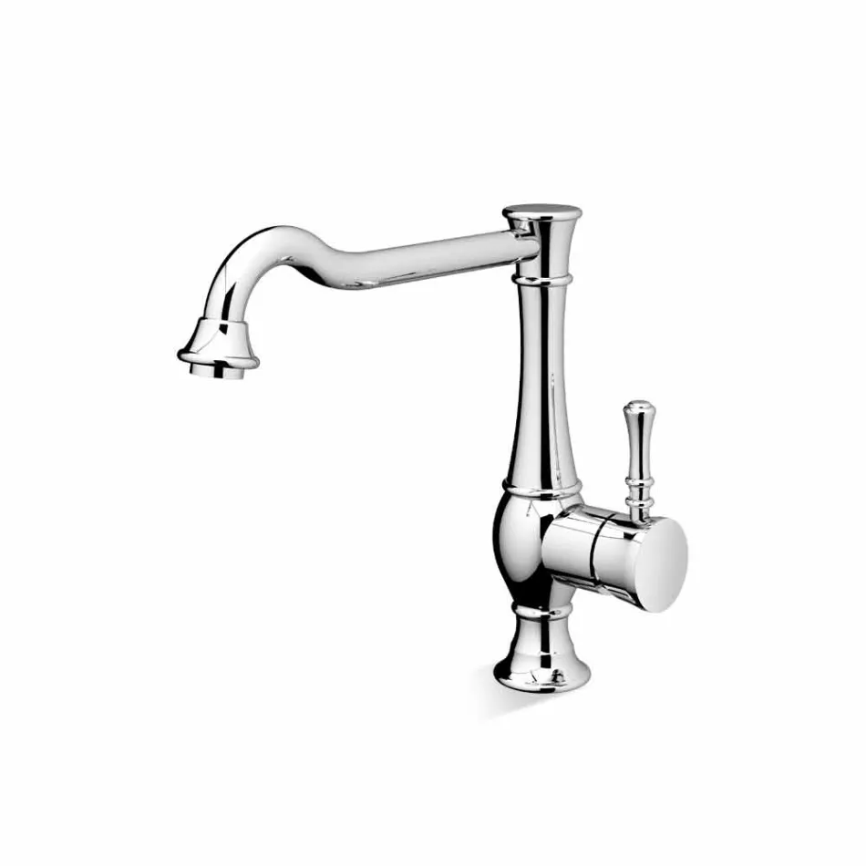 Washbasin mixer with high swivel spout Made in Italy - Neno Viadurini