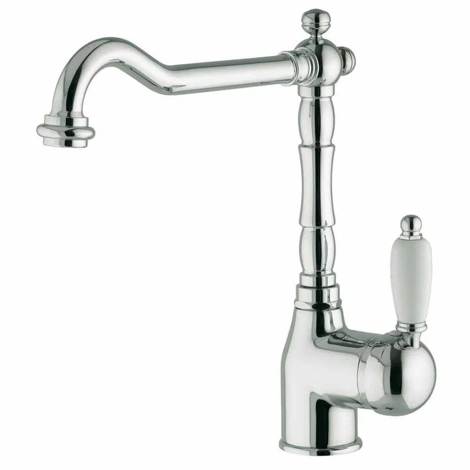 Classic Design Brass Mixer for Kitchen Basin Made in Italy - Carmel Viadurini