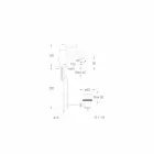 Made in Italy Design Brass Countertop Washbasin Mixer - Binsu Viadurini