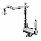 Classic Style Brass Kitchen Sink Mixer Made in Italy - Annodo Viadurini