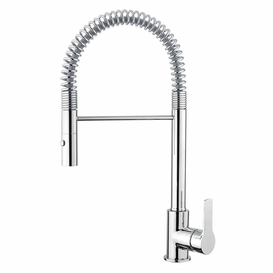 Adjustable Basin Mixer with Brass Spring Made in Italy - Cardio Viadurini