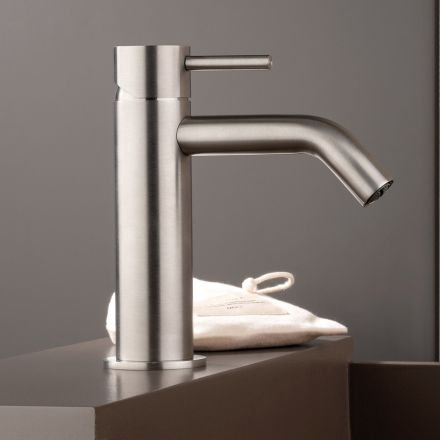 Stainless Steel AISI 316L Wasteless Sink Mixer Tap - Artigli Viadurini