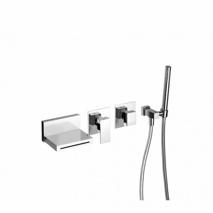 Made in Italy Design Built-in Bathtub Mixer - Panela Viadurini