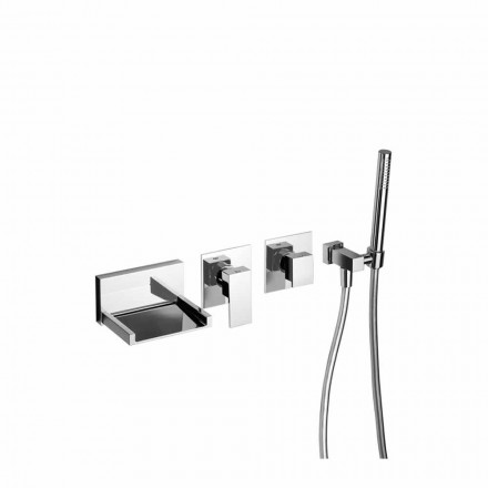 Made in Italy Design Built-in Bathtub Mixer - Bibo Viadurini