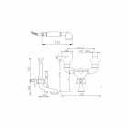 Brass External Bath Mixer Made in Italy - Neno Viadurini