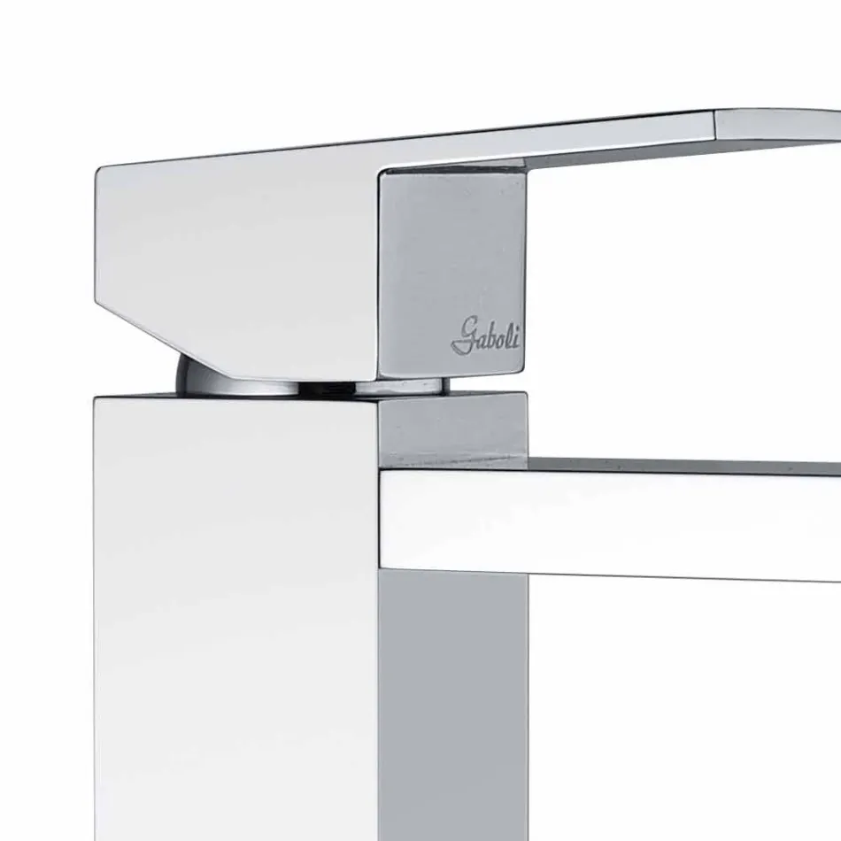 Extended Bathroom Basin Mixer Without Drain Made in Italy - Medida Viadurini