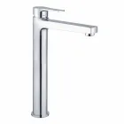 Extended Mixer for Washbasin in Modern Brass Made in Italy - Sindra Viadurini