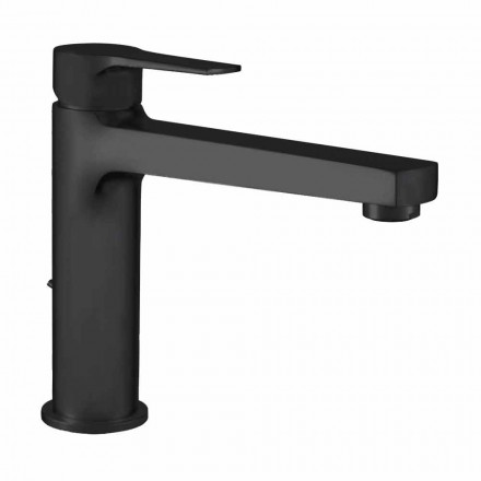 Extended Mixer Without Drain for Washbasin in Brass Made in Italy - Sindra Viadurini