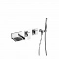 Built-in Bath Mixer with Shower Kit Made in Italy - Bibo