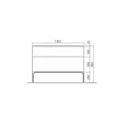 Bathroom cabinet with washbasin in lacquered wood 120x85x46cm Amber, made in Italy Viadurini