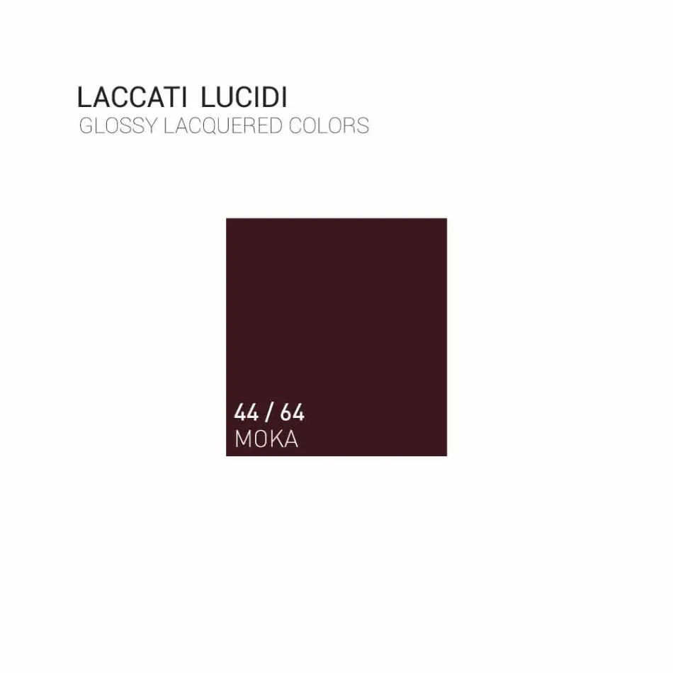 Suspended bathroom cabinet 3 drawers + 2 wooden doors Happy, integrated sink Viadurini