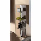 Container cabinet 3 modern design compartments, L180xH900 mm, Adelia Viadurini
