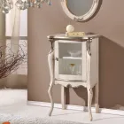 Classic Living Room Furniture with 1 Glass or Wood Door Made in Italy - London Viadurini