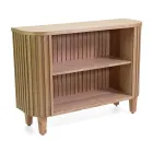 Wooden Bookcase Mobile of Different Sizes - Octopus Viadurini