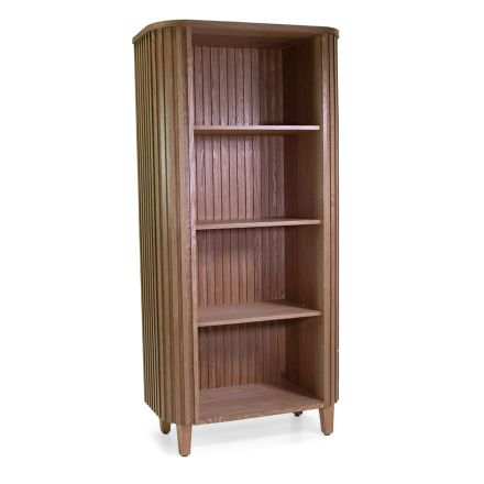 Wooden Bookcase Mobile of Different Sizes - Octopus Viadurini