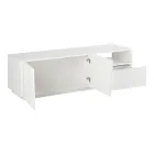 TV Cabinet with 2 Doors, a Drawer and an Open Compartment Made in Italy - Popilio Viadurini