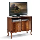 Classic Style Walnut Tv Stand Made in Italy - Elegant Viadurini