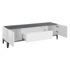 Mobile TV in Melamine 2 Rooms and 1 Drawer Made in Italy - Florentino Viadurini