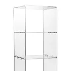 Transparent Plexiglass Showcase Italian Design 4 Shelves - Raganella Viadurini