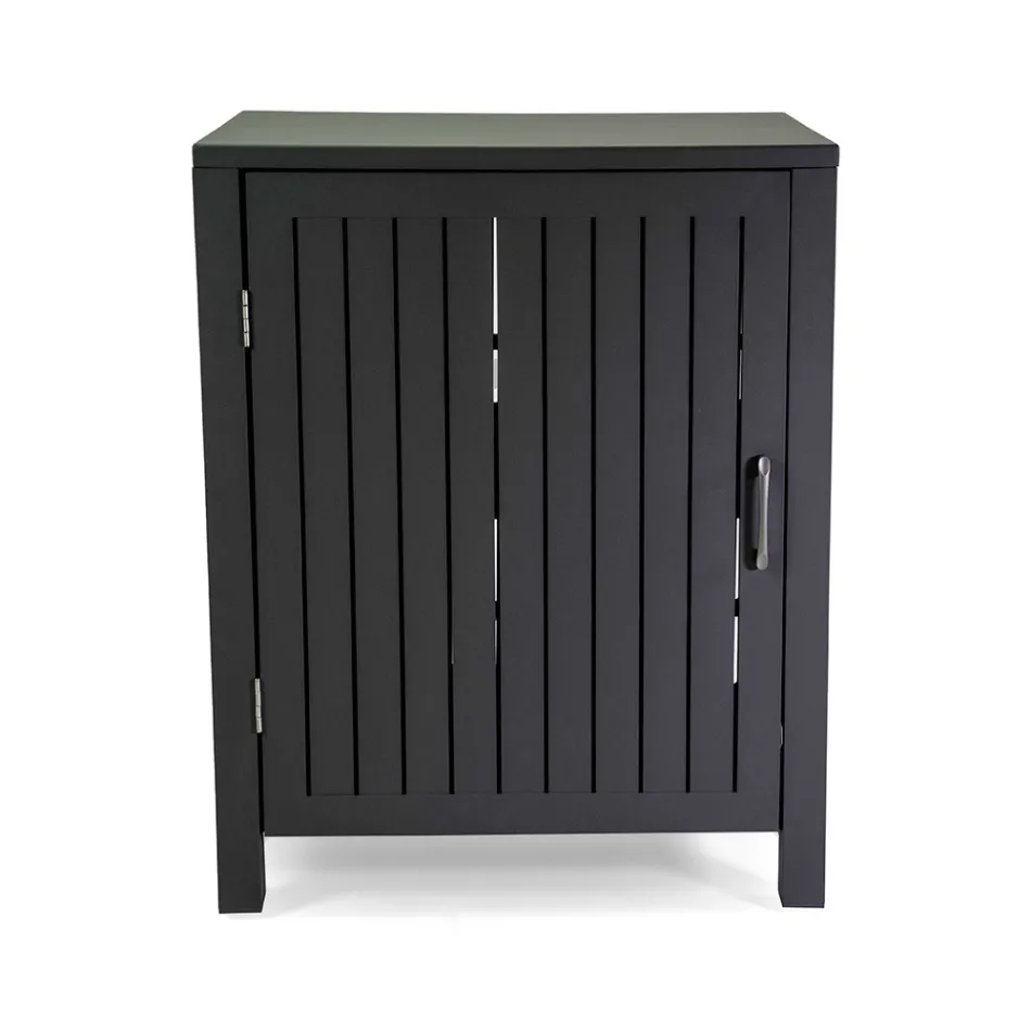 Outdoor Cabinet in Aluminum with 1 Door in Different Finishes - Hotel Viadurini