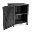 Outdoor Cabinet in Aluminum with 1 Door in Different Finishes - Hotel Viadurini