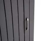 Outdoor Cabinet in Aluminum with 1 Door in Different Finishes - Hotel Viadurini