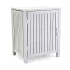 Outdoor Cabinet in Aluminum with 1 Door in Different Finishes - Hotel Viadurini