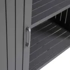 Outdoor Cabinet in Aluminum with 2 Doors in Different Finishes - Hotel Viadurini