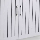 Outdoor Cabinet in Aluminum with 2 Doors in Different Finishes - Hotel Viadurini