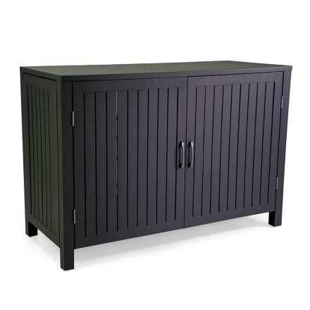 Outdoor Cabinet in Aluminum with 2 Doors in Different Finishes - Hotel Viadurini