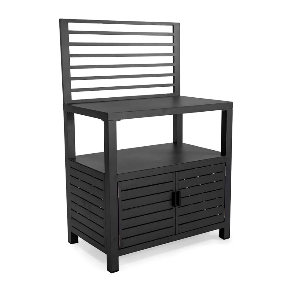 Outdoor Cabinet in Aluminum with 2 Doors - Camera Viadurini