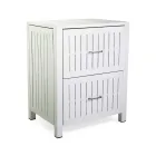 Outdoor Cabinet in Aluminum with 2 Drawers in Different Finishes - Hotel Viadurini