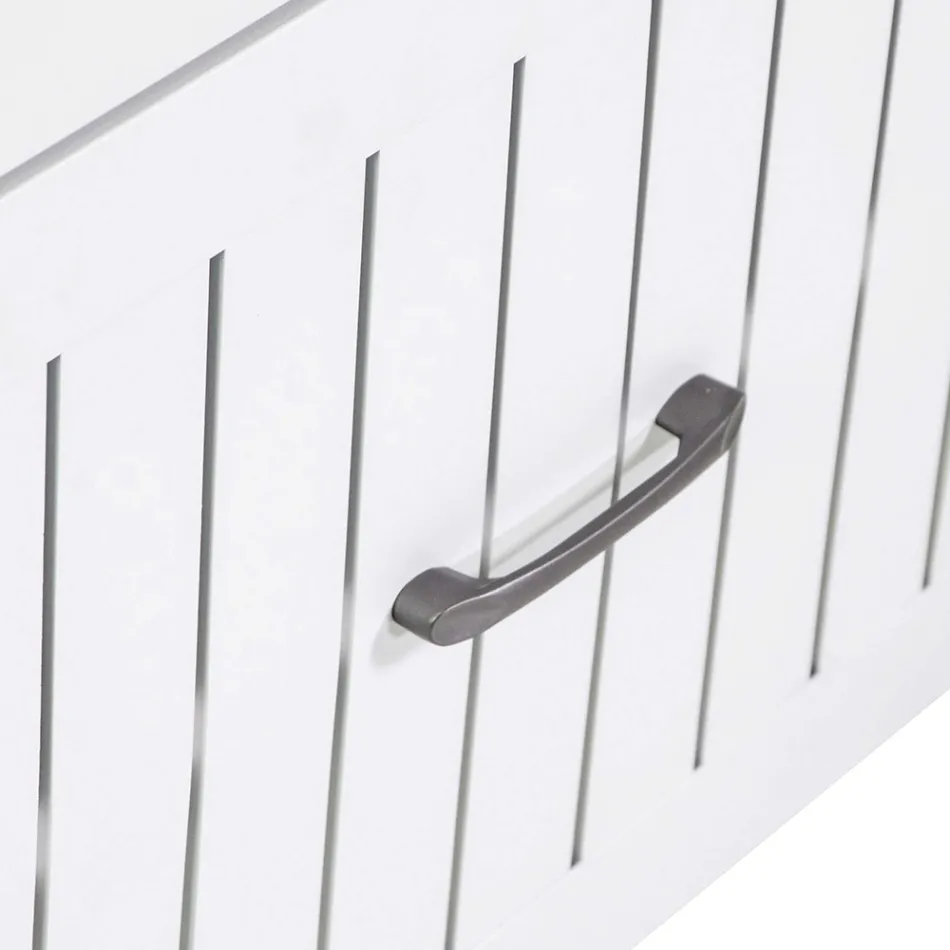 Outdoor Cabinet in Aluminum with 2 Drawers in Different Finishes - Hotel Viadurini