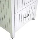 Outdoor Cabinet in Aluminum with 2 Drawers in Different Finishes - Hotel Viadurini