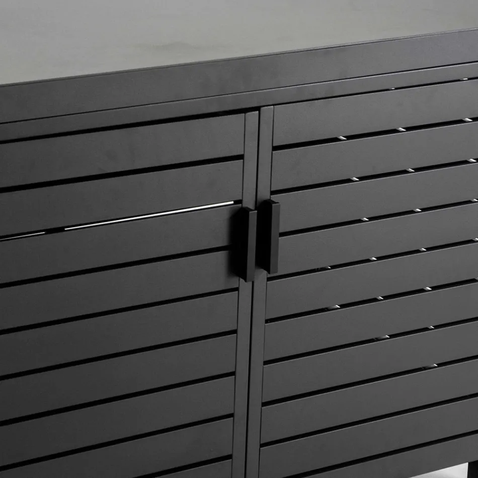 Outdoor Cabinet in Aluminum with Different Finishes - Camera Viadurini