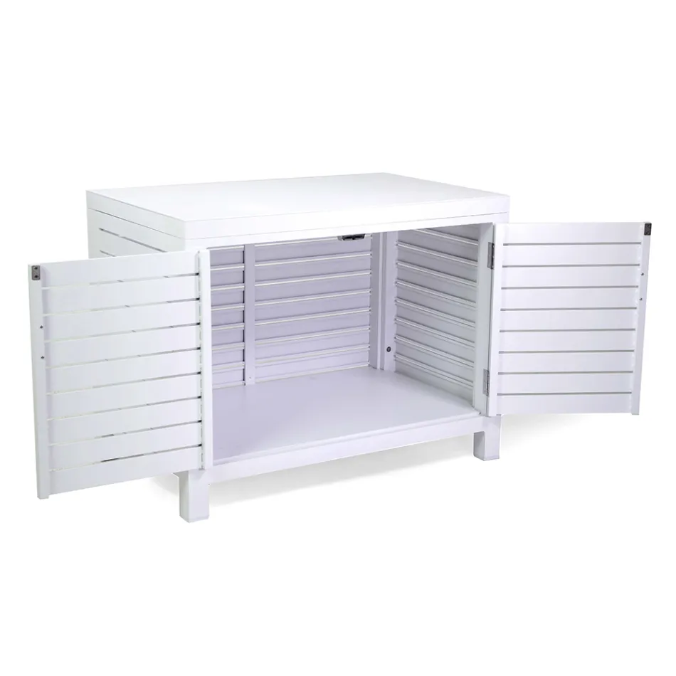 Outdoor Cabinet in Aluminum with Different Finishes - Camera Viadurini