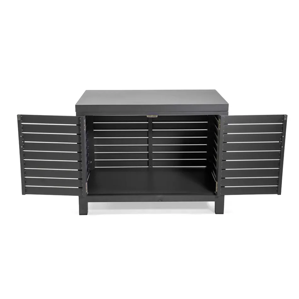 Outdoor Cabinet in Aluminum with Different Finishes - Camera Viadurini