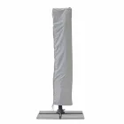 3x3 Outdoor Umbrella with Light Gray Cloth and Anthracite Structure - Dalton Viadurini