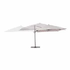 3x4 Outdoor Umbrella with Sand Color Polyester - Flamingo Cloth Viadurini
