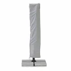 Outdoor Umbrella 4x4 in Light Gray Polyester and Aluminum - Daniel Viadurini