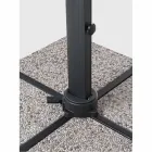 Outdoor Umbrella 4x4 in Light Gray Polyester and Aluminum - Daniel Viadurini