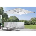 Outdoor Parasol with Aluminum Structure and Acrylic Fabric - Jayce Viadurini