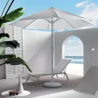 Outdoor Parasol with Aluminum Structure and Acrylic Fabric - Jayce Viadurini