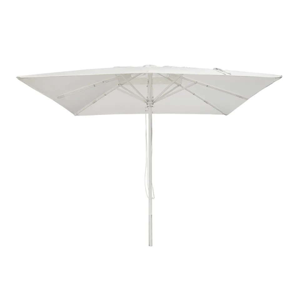 Outdoor Parasol with Aluminum Structure and Acrylic Fabric - Jayce Viadurini