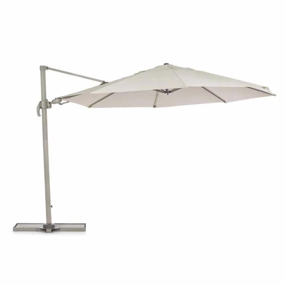 Outdoor Umbrella Diameter 3,5m in Polyester with Aluminum Pole - Linfa Viadurini